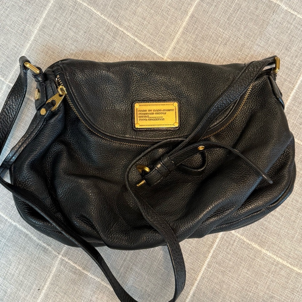 Marc By Marc Jacobs Black Bag with Gold Plate